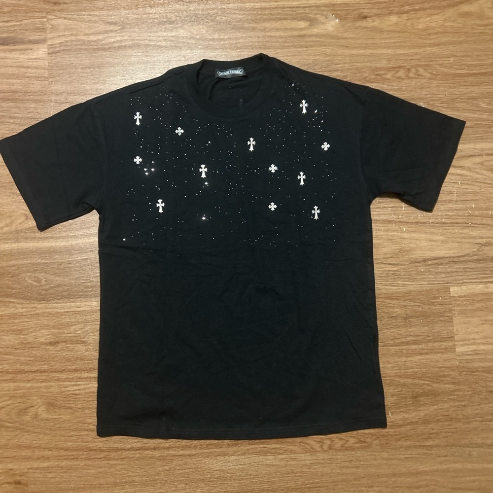 Chrome Hearts Black Starry Short Sleeve Tee
